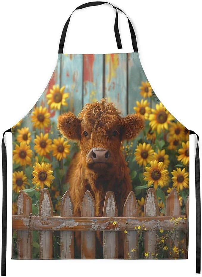 Highland Cow Apron