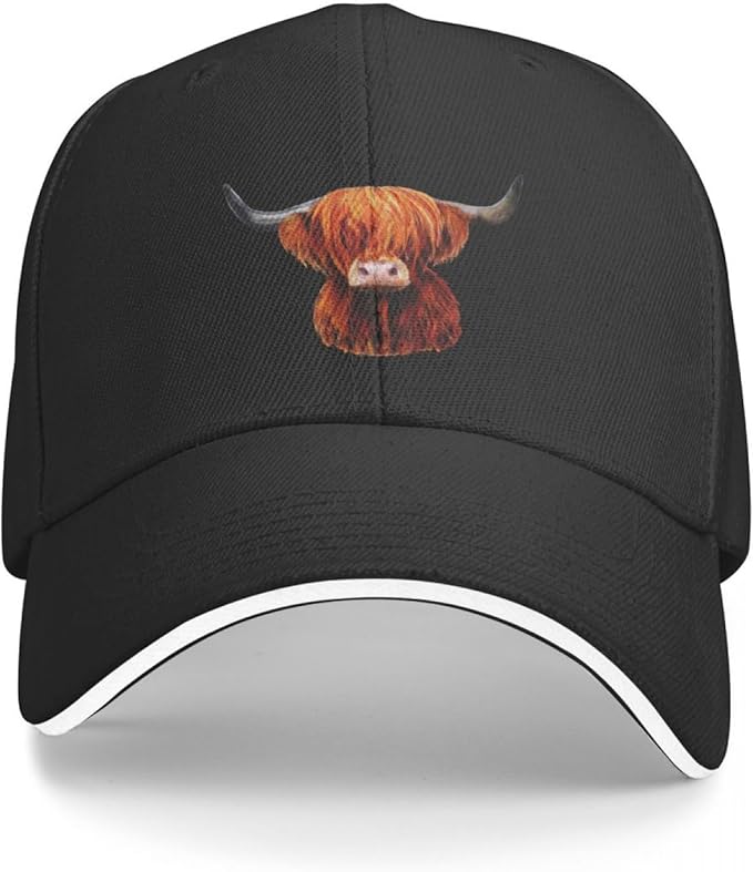 Highland Cow Baseball Cap