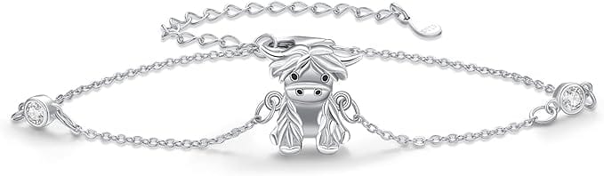 Highland Cow Charm Bracelet