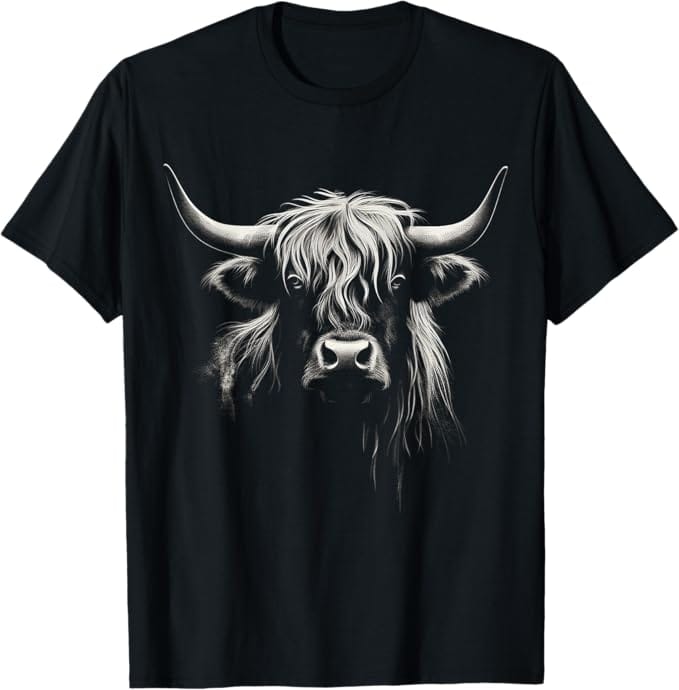 Highland Cow Graphic T-Shirt