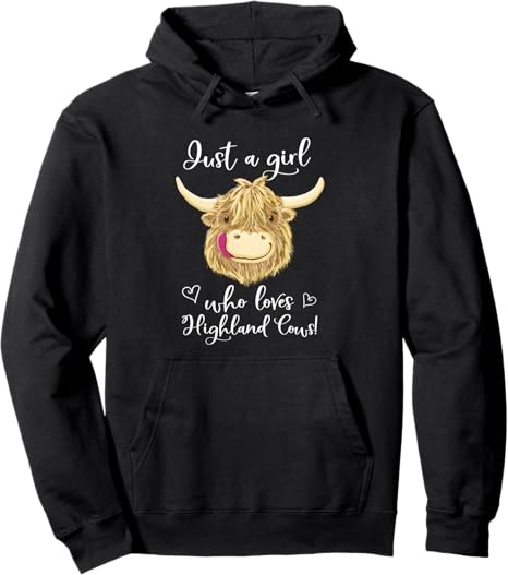 Highland Cow Kids Hoodie