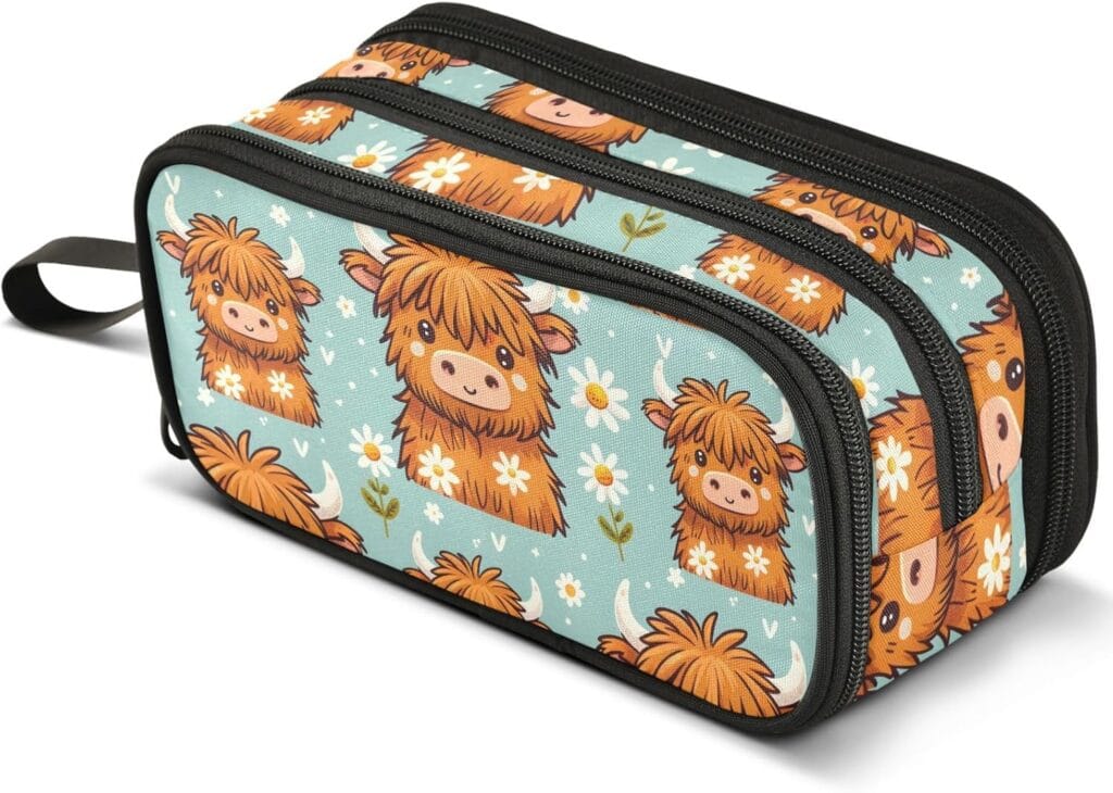 Highland Cow Pencil Case