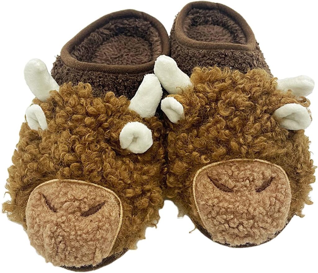 RASOLI Highland Cow Slippers